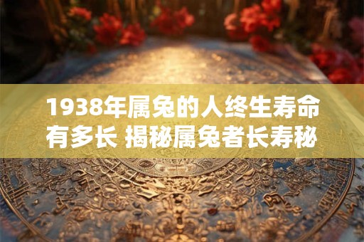 1938年属兔的人终生寿命有多长 揭秘属兔者长寿秘密