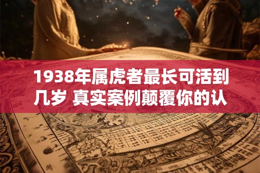 1938年属虎者最长可活到几岁 真实案例颠覆你的认知