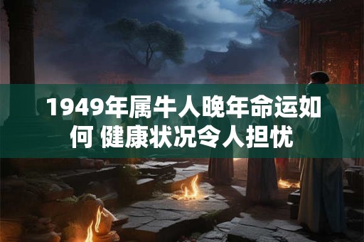 1949年属牛人晚年命运如何 健康状况令人担忧