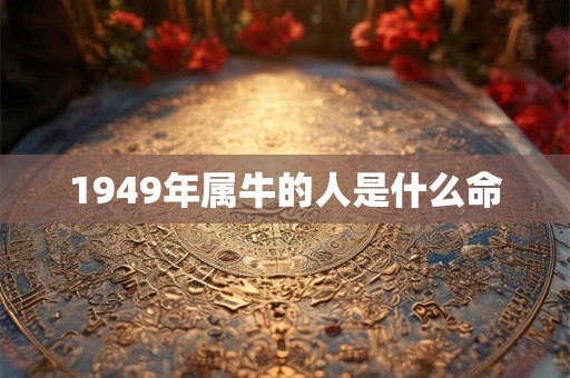 1949年属牛的人是什么命