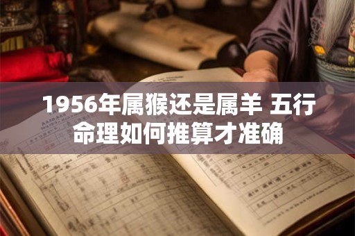 1956年属猴还是属羊 五行命理如何推算才准确