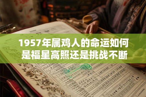 1957年属鸡人的命运如何 是福星高照还是挑战不断