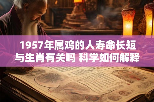 1957年属鸡的人寿命长短与生肖有关吗 科学如何解释
