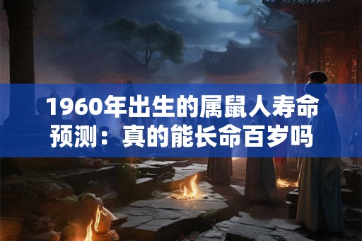 1960年出生的属鼠人寿命预测：真的能长命百岁吗