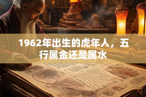 1962年出生的虎年人，五行属金还是属水