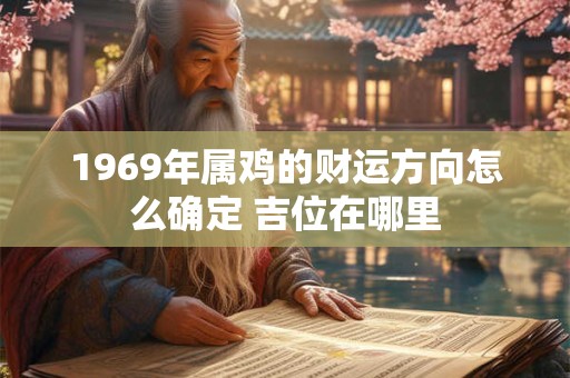 1969年属鸡的财运方向怎么确定 吉位在哪里