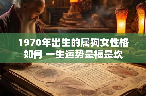 1970年出生的属狗女性格如何 一生运势是福是坎