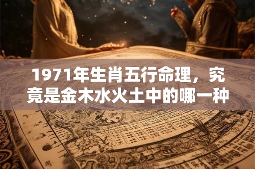 1971年生肖五行命理，究竟是金木水火土中的哪一种