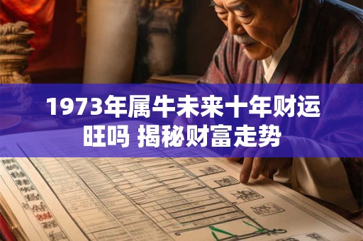 1973年属牛未来十年财运旺吗 揭秘财富走势