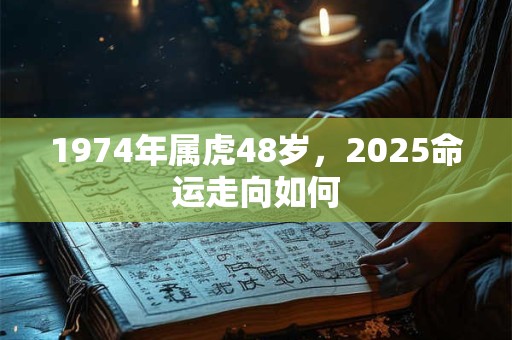 1974年属虎48岁，2025命运走向如何