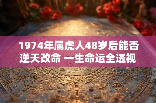 1974年属虎人48岁后能否逆天改命 一生命运全透视