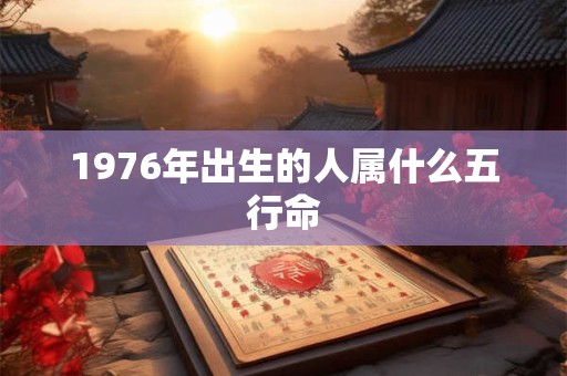 1976年出生的人属什么五行命