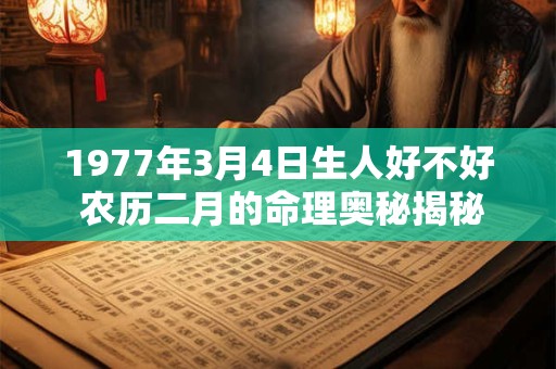 1977年3月4日生人好不好 农历二月的命理奥秘揭秘