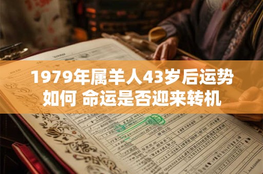1979年属羊人43岁后运势如何 命运是否迎来转机
