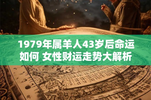 1979年属羊人43岁后命运如何 女性财运走势大解析