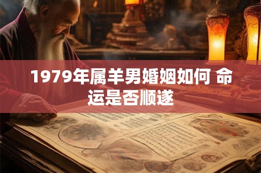 1979年属羊男婚姻如何 命运是否顺遂