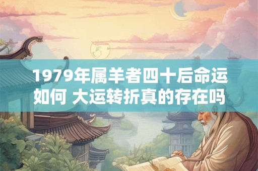 1979年属羊者四十后命运如何 大运转折真的存在吗