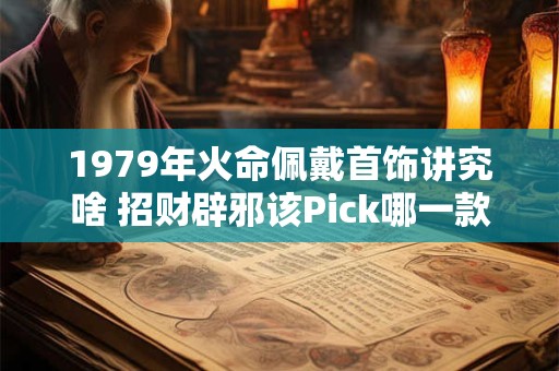 1979年火命佩戴首饰讲究啥 招财辟邪该Pick哪一款