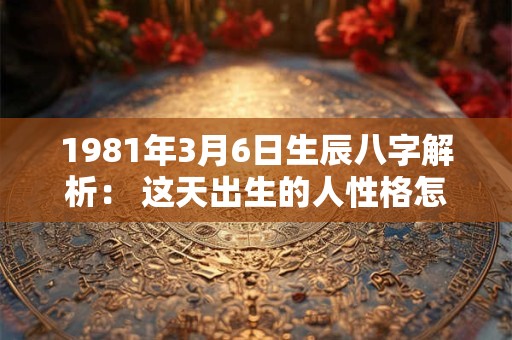 1981年3月6日生辰八字解析： 这天出生的人性格怎样