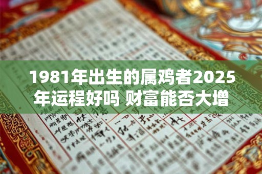 1981年出生的属鸡者2025年运程好吗 财富能否大增