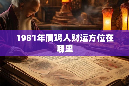 1981年属鸡人财运方位在哪里