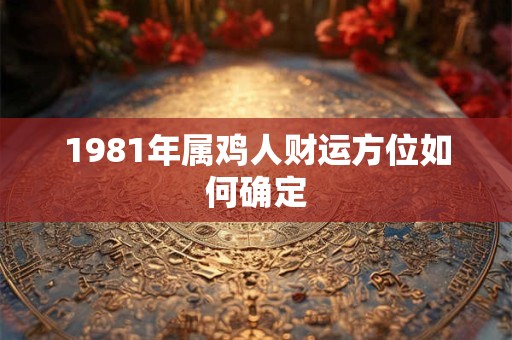 1981年属鸡人财运方位如何确定