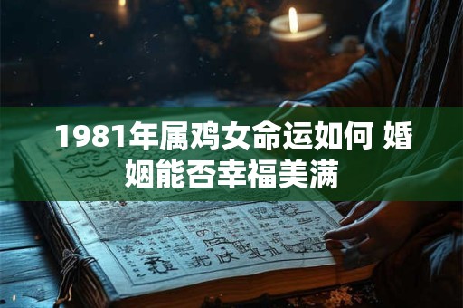 1981年属鸡女命运如何 婚姻能否幸福美满