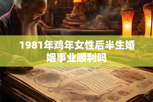 1981年鸡年女性后半生婚姻事业顺利吗