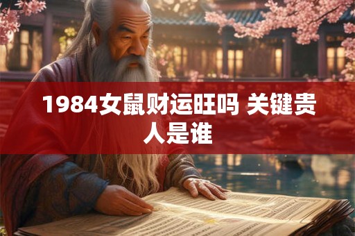 1984女鼠财运旺吗 关键贵人是谁