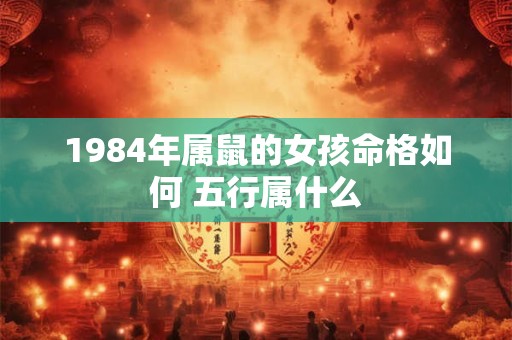 1984年属鼠的女孩命格如何 五行属什么