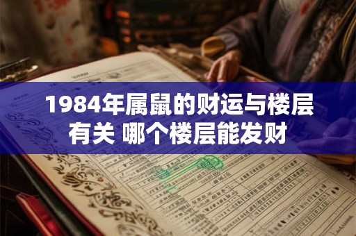 1984年属鼠的财运与楼层有关 哪个楼层能发财