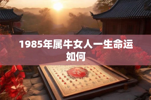 1985年属牛女人一生命运如何