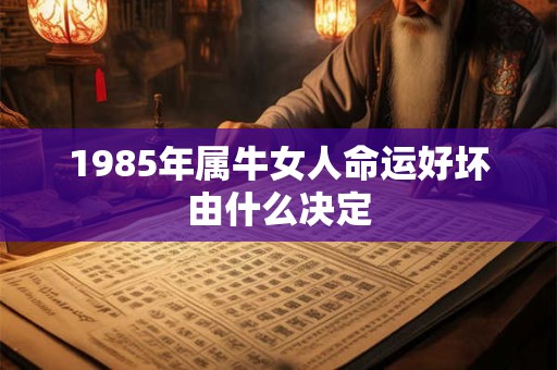 1985年属牛女人命运好坏由什么决定