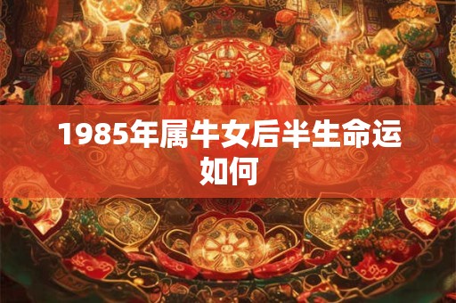 1985年属牛女后半生命运如何