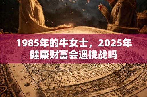 1985年的牛女士，2025年健康财富会遇挑战吗