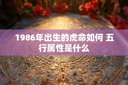 1986年出生的虎命如何 五行属性是什么