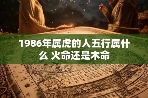详细阅读:1986年属虎的人五行属什么 火命还是木命 1986年属虎的人五行属什么 火命还是木命