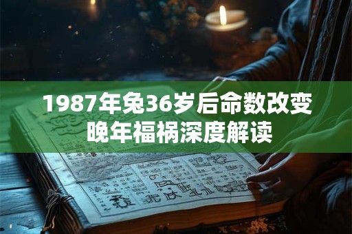 1987年兔36岁后命数改变 晚年福祸深度解读 1987年兔36岁后命数改变 晚年福祸深度解读