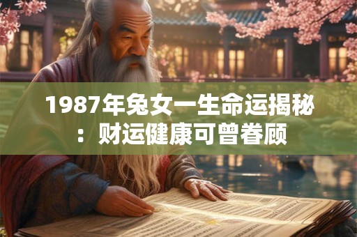 1987年兔本命年戴什么好 36岁转运秘招有哪些