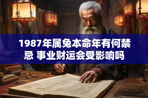 1987年属兔本命年有何禁忌 事业财运会受影响吗