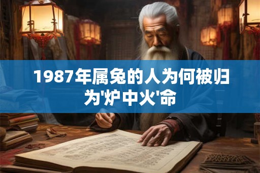 1987年属兔的人为何被归为'炉中火'命