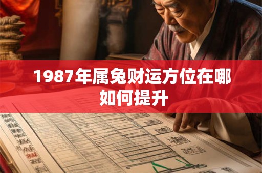 1987年生肖兔遇2025本命年，事业财运会受阻