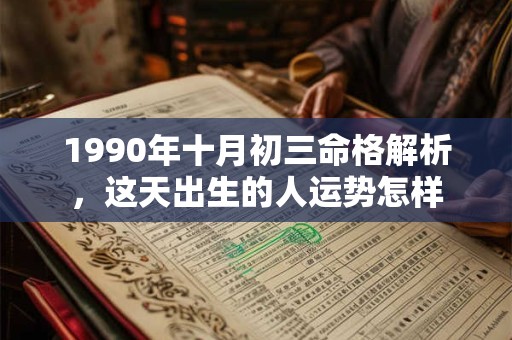 1990年十月初三命格解析，这天出生的人运势怎样