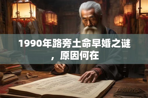 1990年路旁土命早婚之谜，原因何在