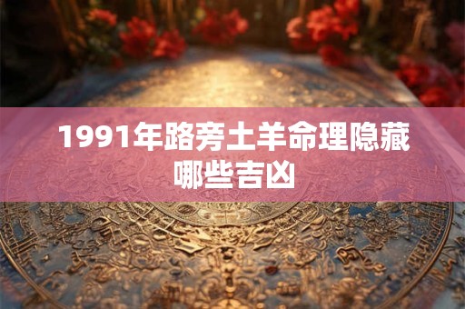 1991年路旁土羊命理隐藏哪些吉凶
