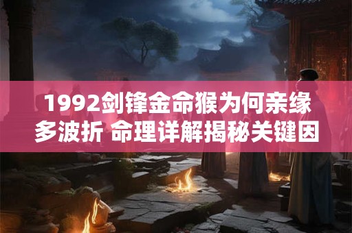 1992剑锋金命猴断六亲啥意思 如何理解六亲缘薄