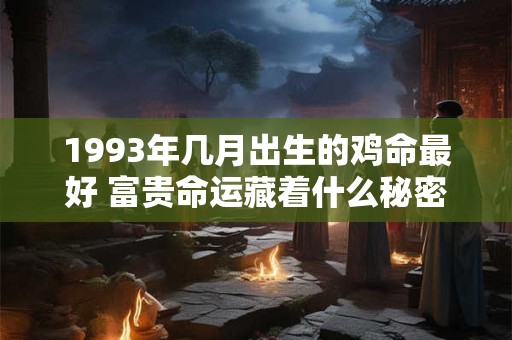 1993年几月出生的鸡命最好 富贵命运藏着什么秘密