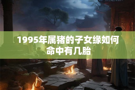 1995年属猪的子女缘如何 命中有几胎