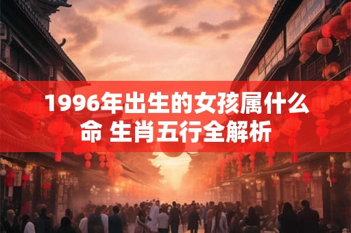 1996年出生的女孩属什么命 生肖五行全解析