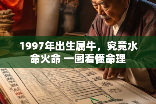 1997年出生属牛，究竟水命火命 一图看懂命理
